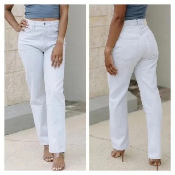 Agolde 90s Pinch Waist High Rise Loose Fit Jeans Haze - Picture 3 of 16